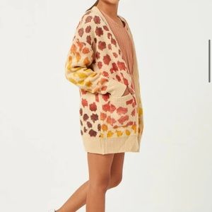 Kids Animal Print Cardigan